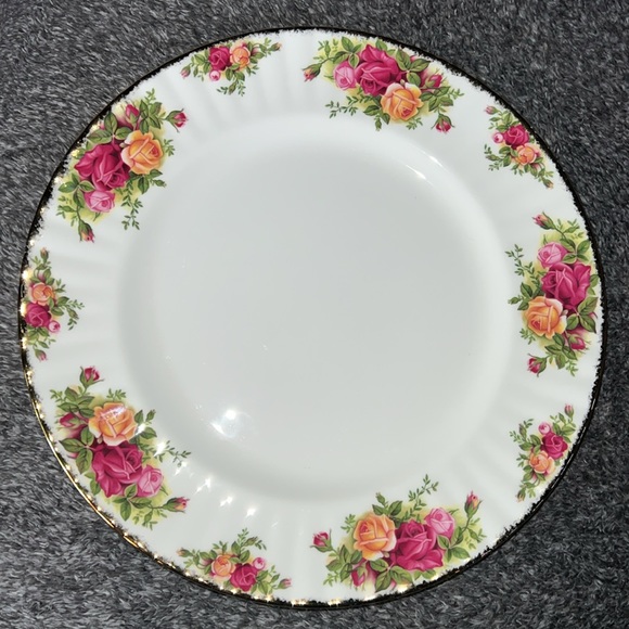 DINNER PLATE OLD COUNTRY ROSES 1962 ROYAL ALBERT BONE CHINA ENGLAND VINTAGE - Picture 10 of 10